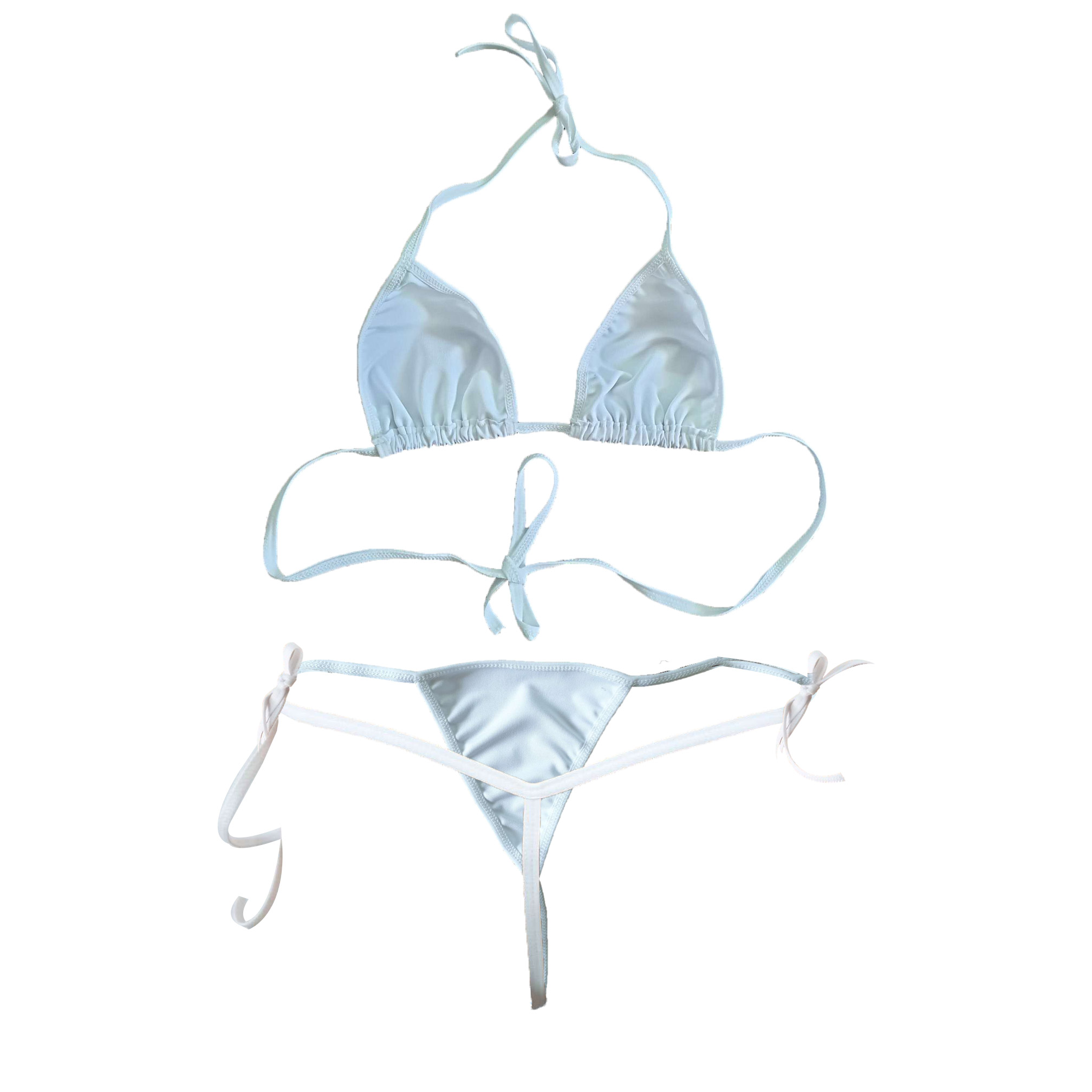 Pearlfly Women's Spandex Mini Bikini 