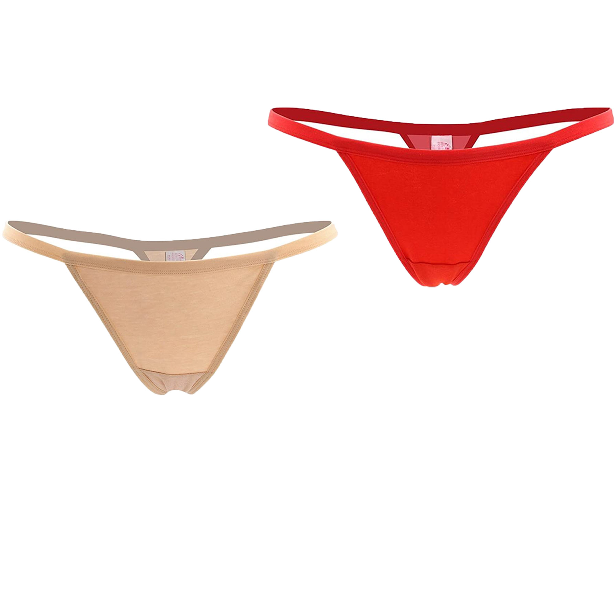 Pearl fly Women Cotton G-String  [ Combo 2]