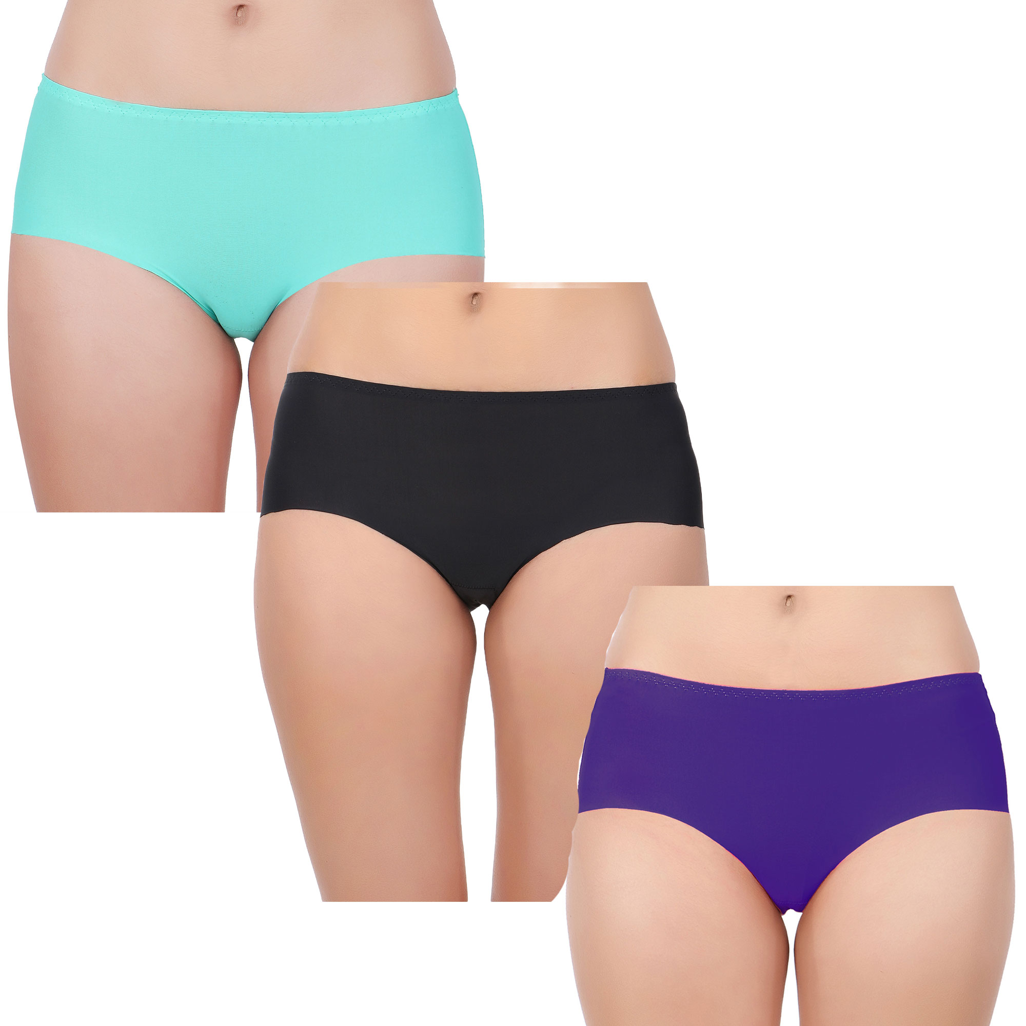 Pearlfly Women seamless Panty [Combo 3] 
