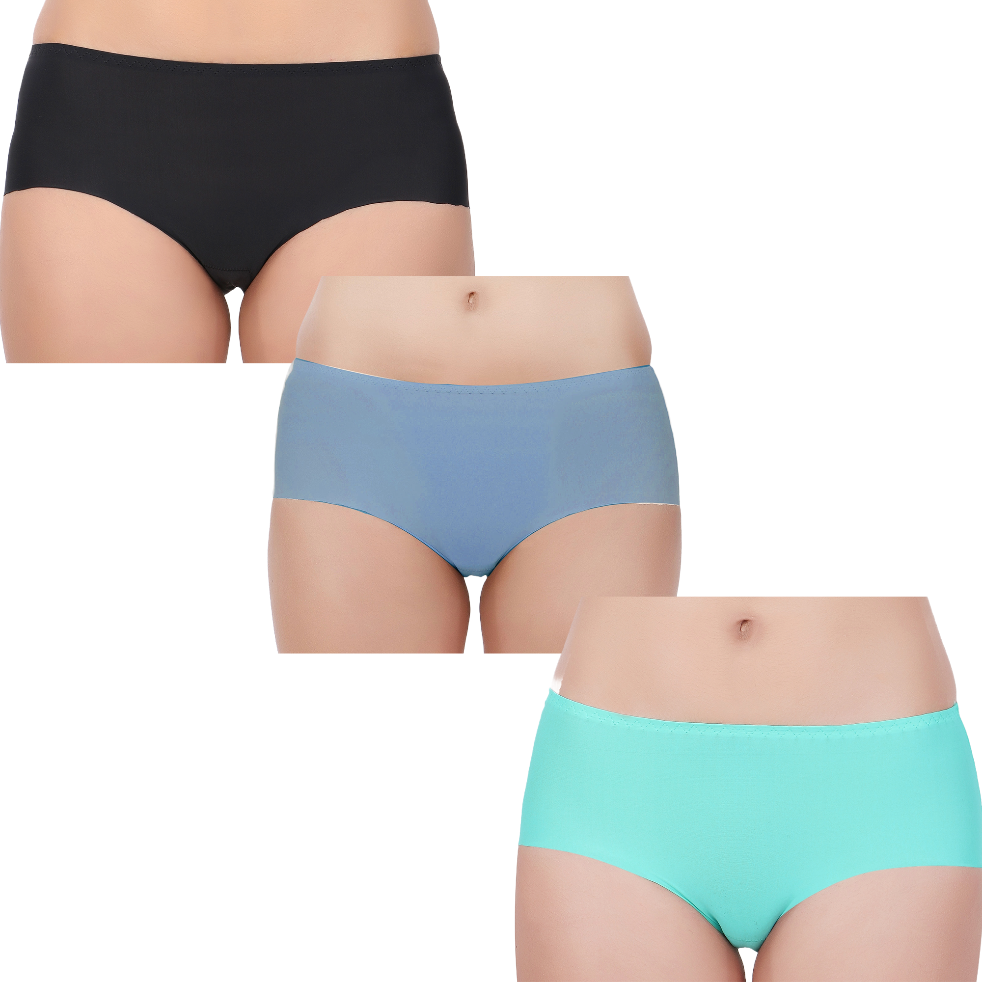 Pearlfly Women seamless Panty[Combo 3]