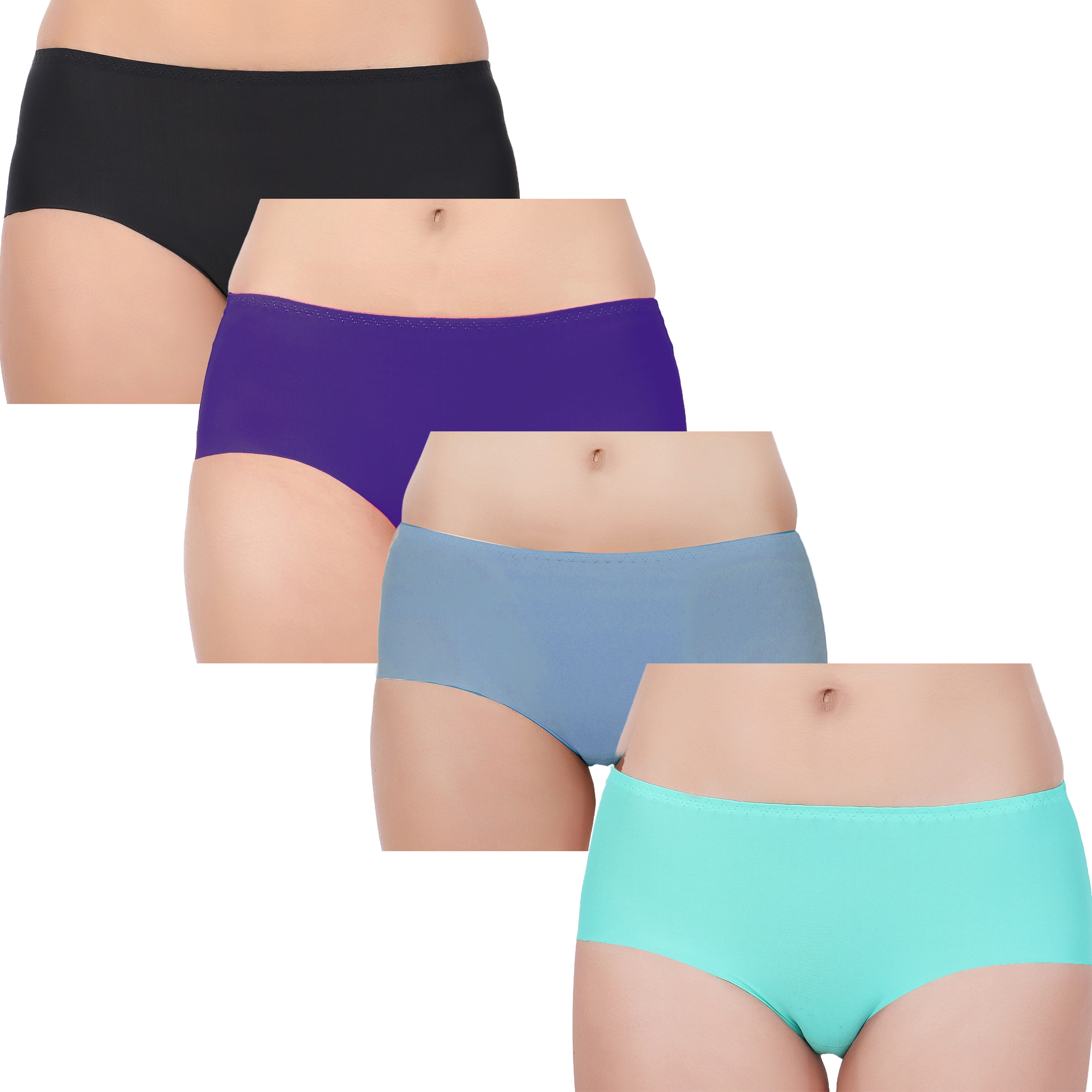 Pearlfly Women seamless Panty [Combo 4]