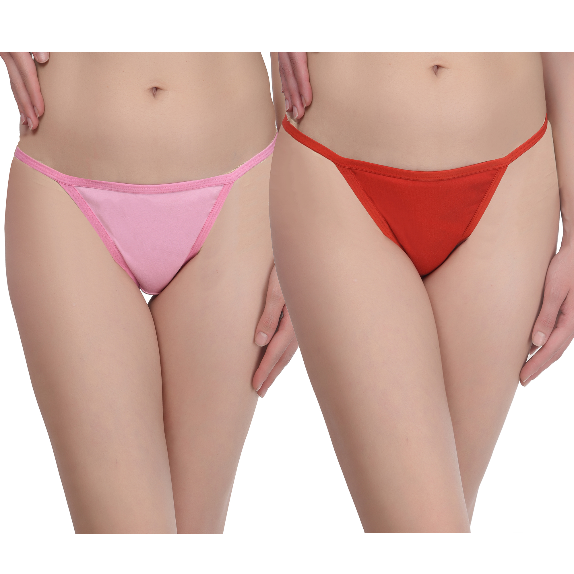 Pearl fly Women Cotton G-String  Combo 2