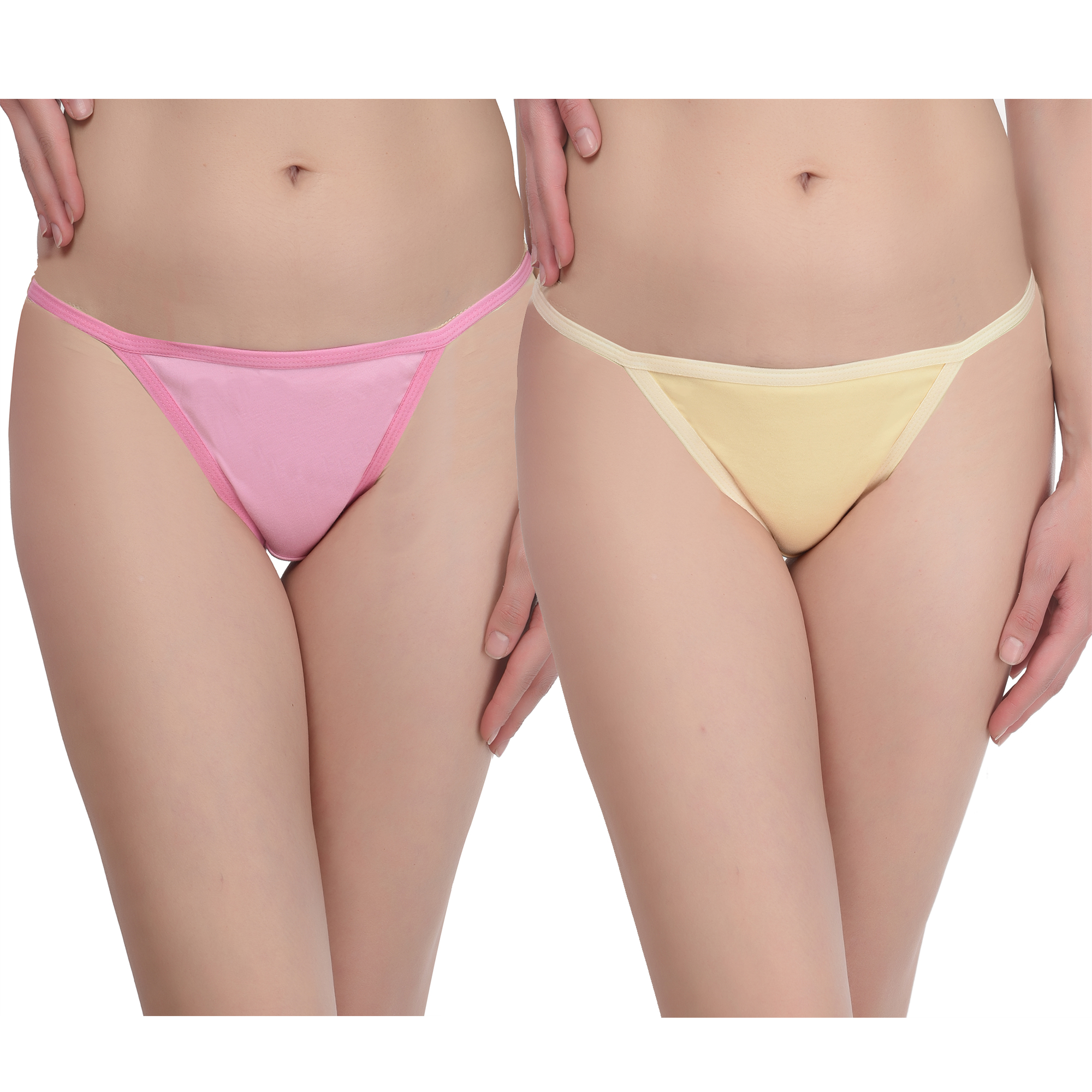 Pearl fly Women Cotton G-String  Combo 2