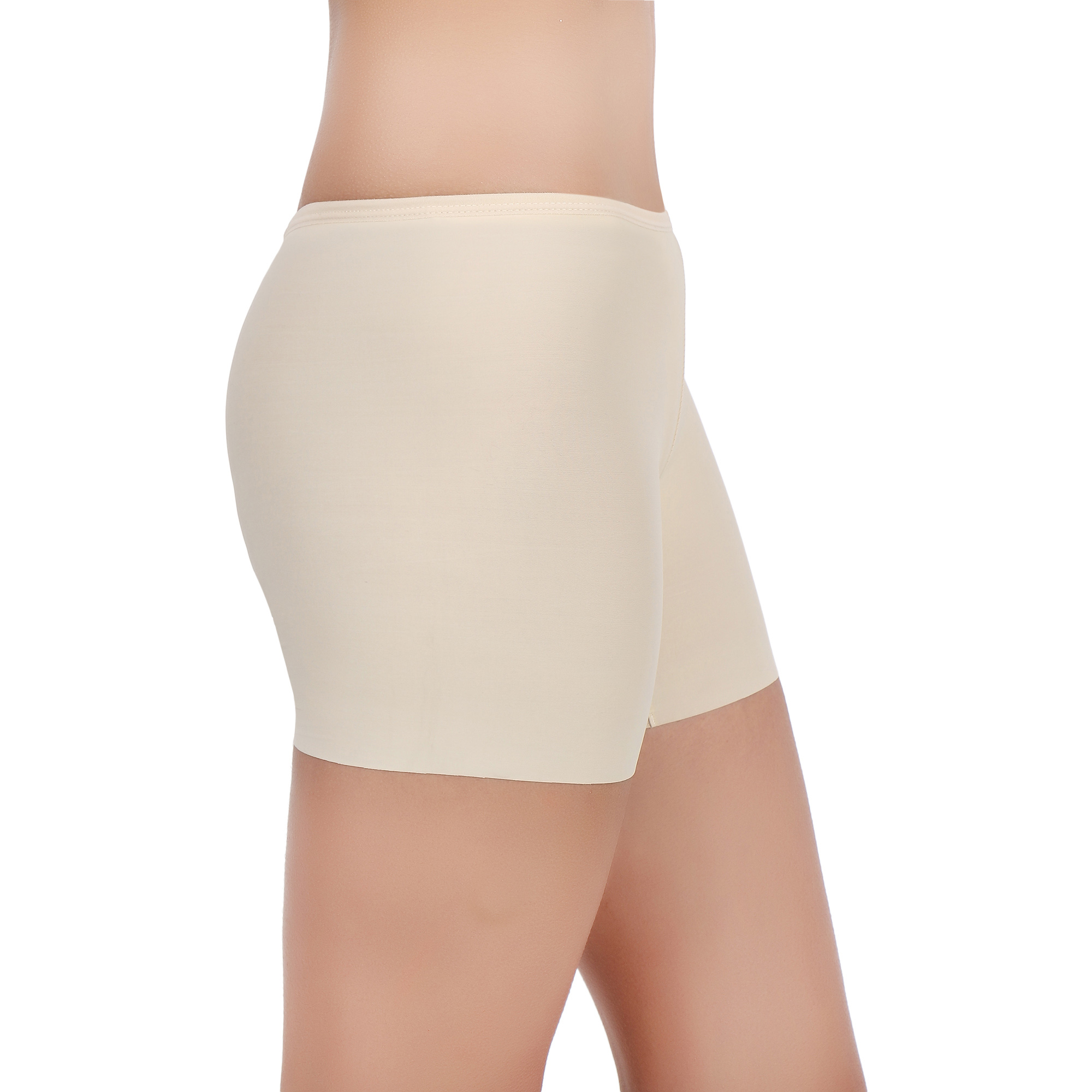 Pearlfly Seamless Lycra Tight Fit Slip Stretchable Shorts[Combo3]