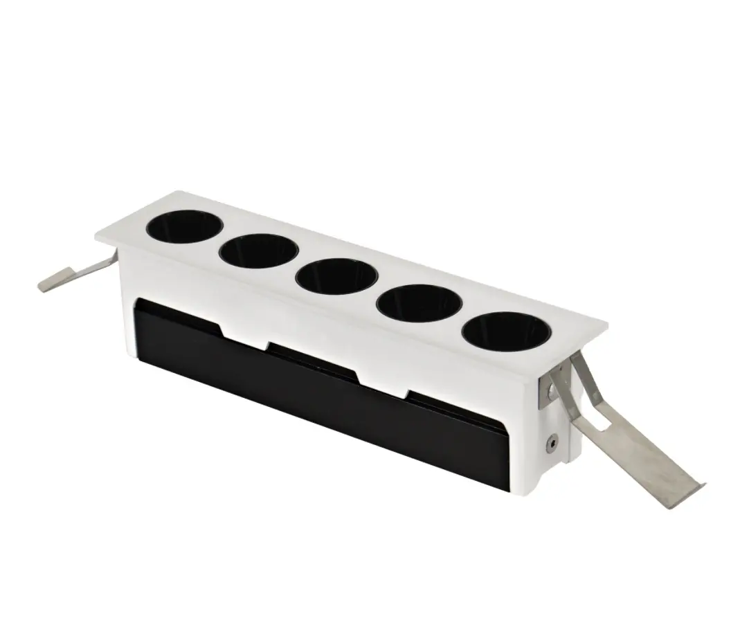 Rectangular white nozzle organizer