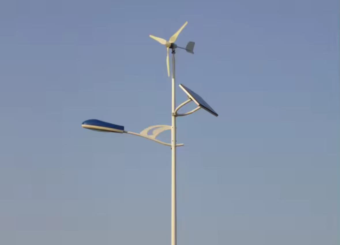 Hybrid Solar-Wind Street Light