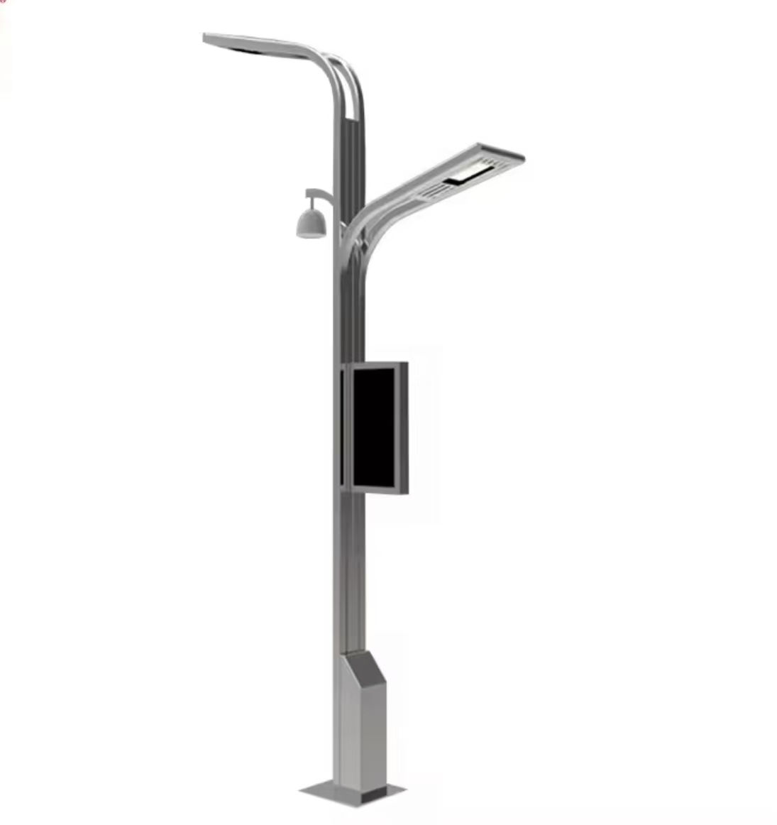 Modern Street Lamp with Digital Display