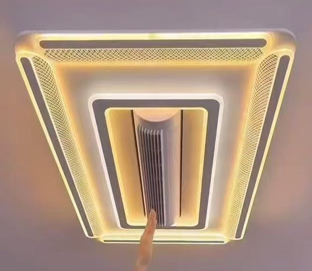 Modern LED Ceiling Light with Integrated Fan