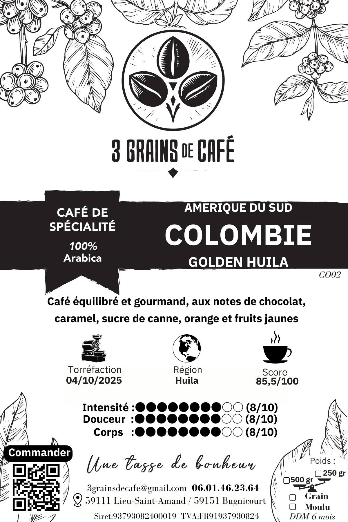 Colombie Golden Huila