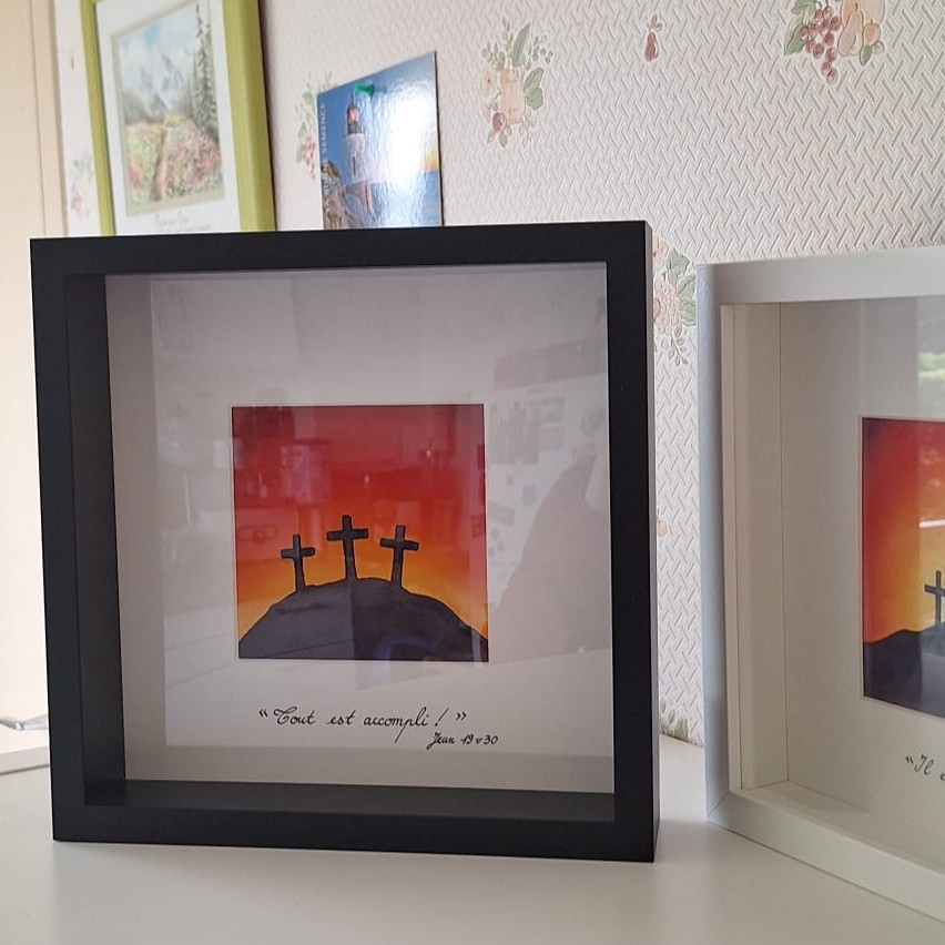 Aquarelle pascale - Tout est accompli ! 