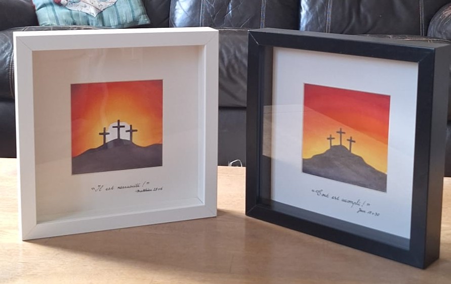 Aquarelle pascale - Il est ressuscité ! 