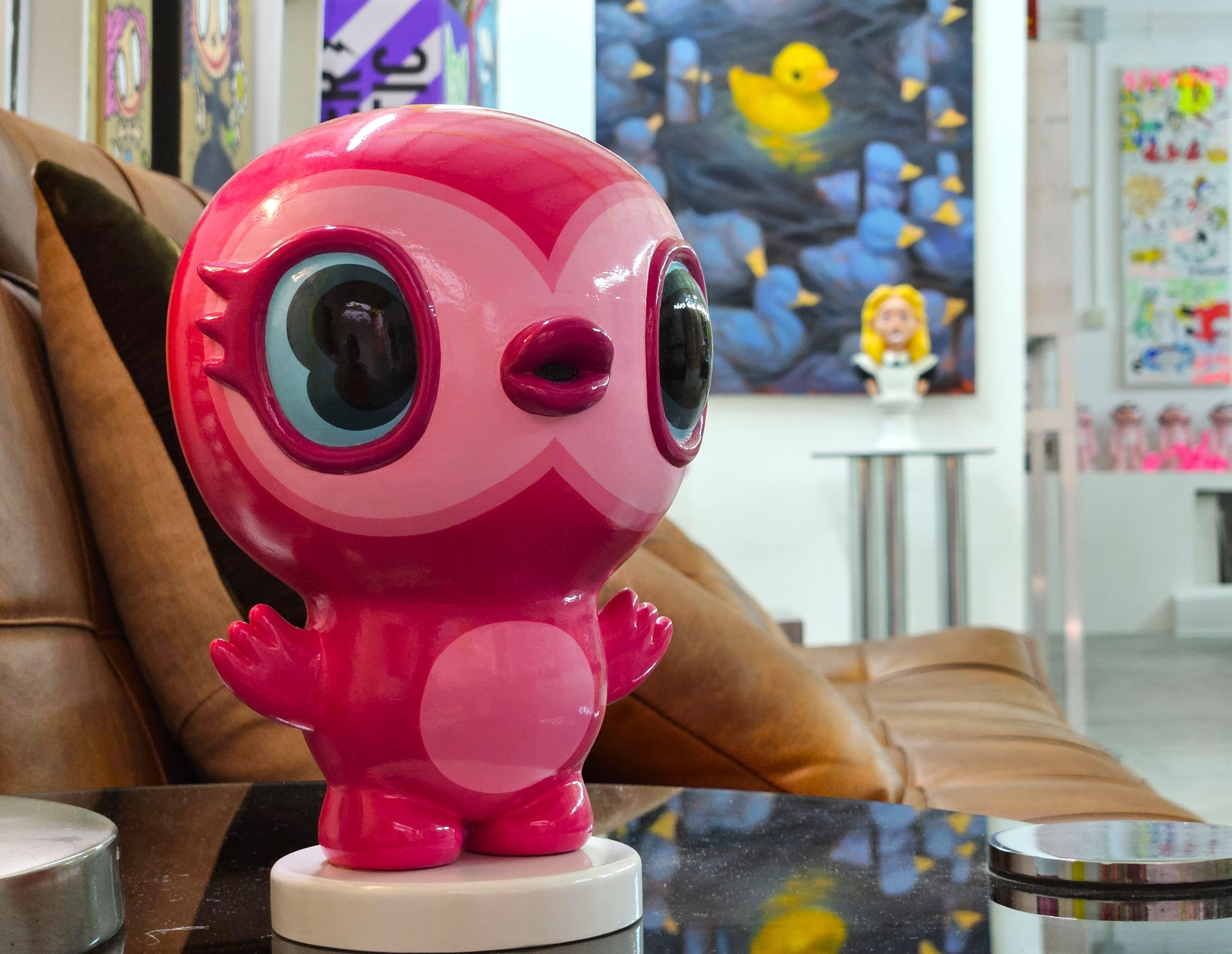 ArTToy by Hiroshi Yoshii "Pink Little Bird" 