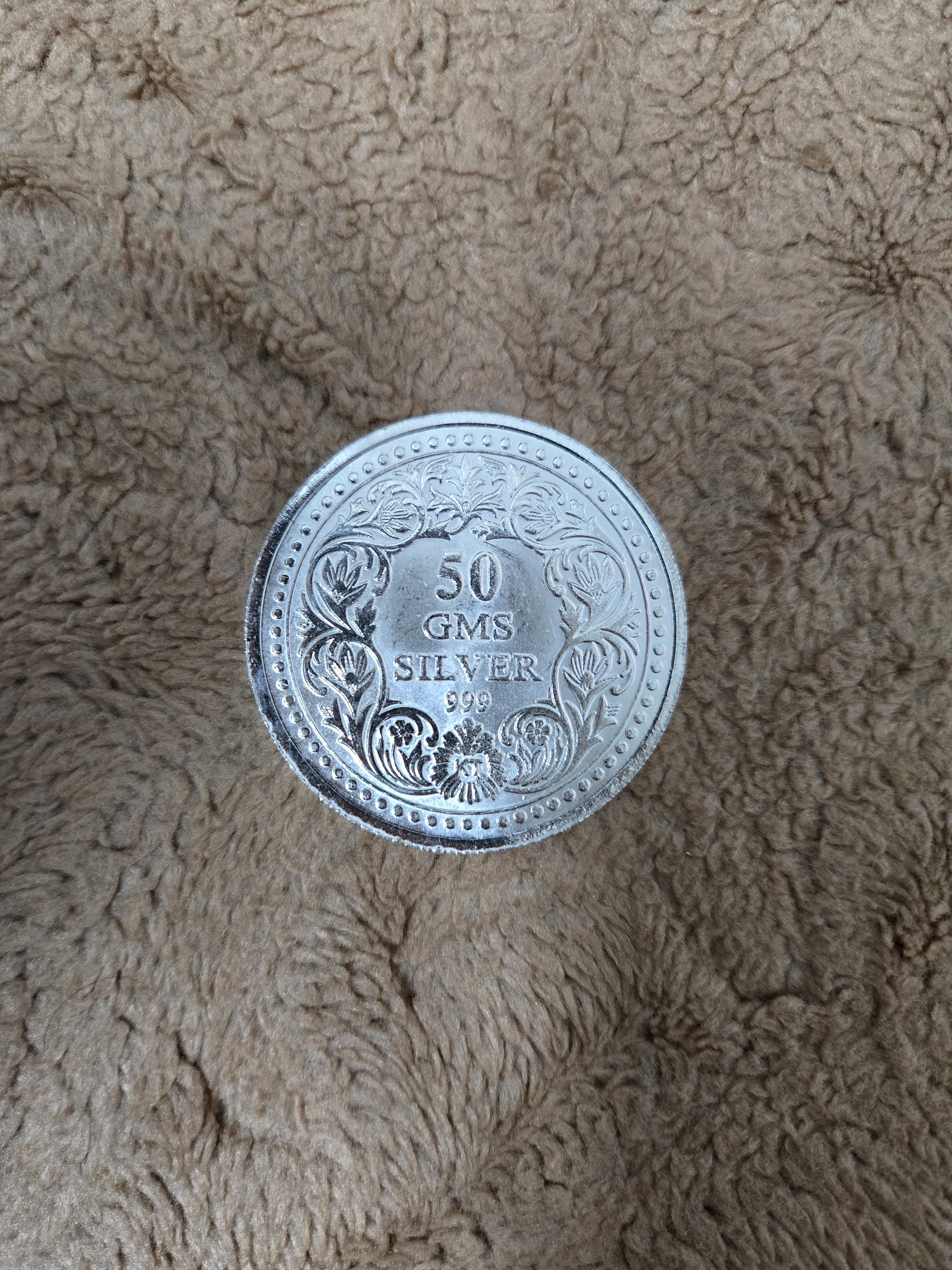 50 Grams Silver Coin