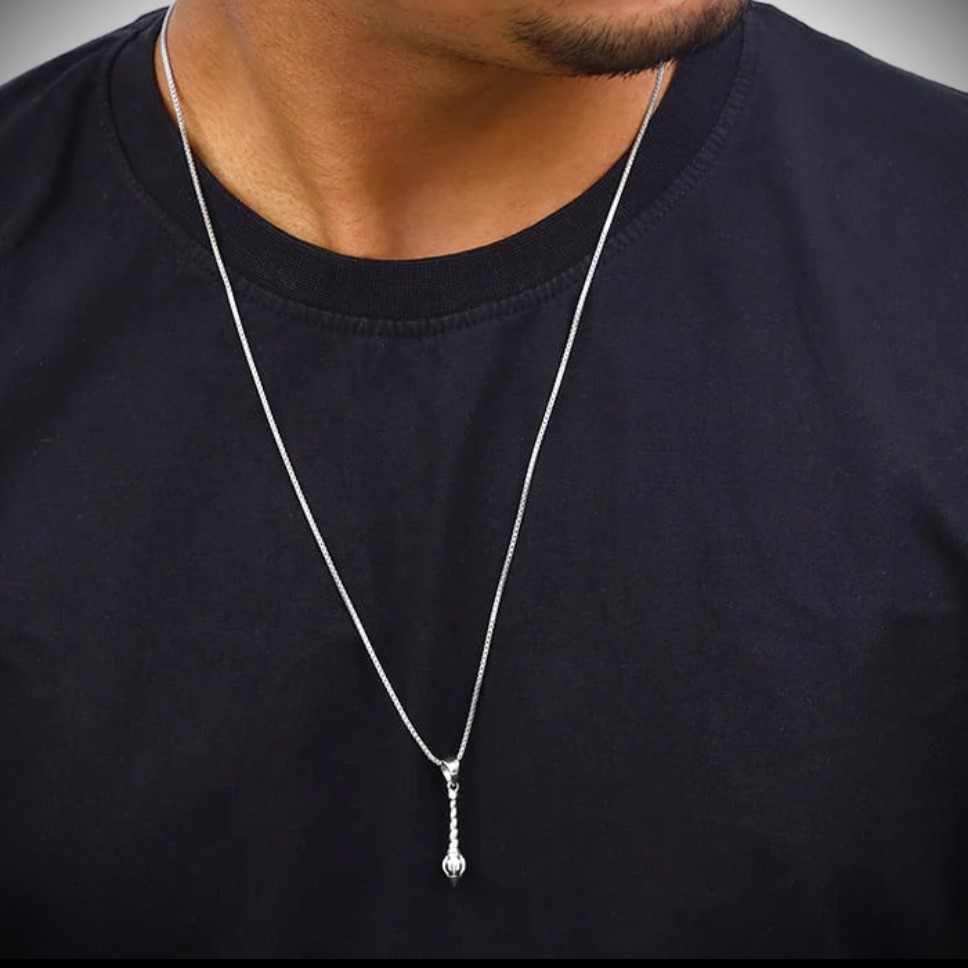 The Protector: Silver Hanuman Pendant for Men