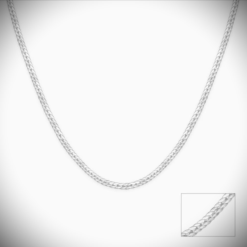 Gentleman’s Gleam: Pure Silver Chain For Men