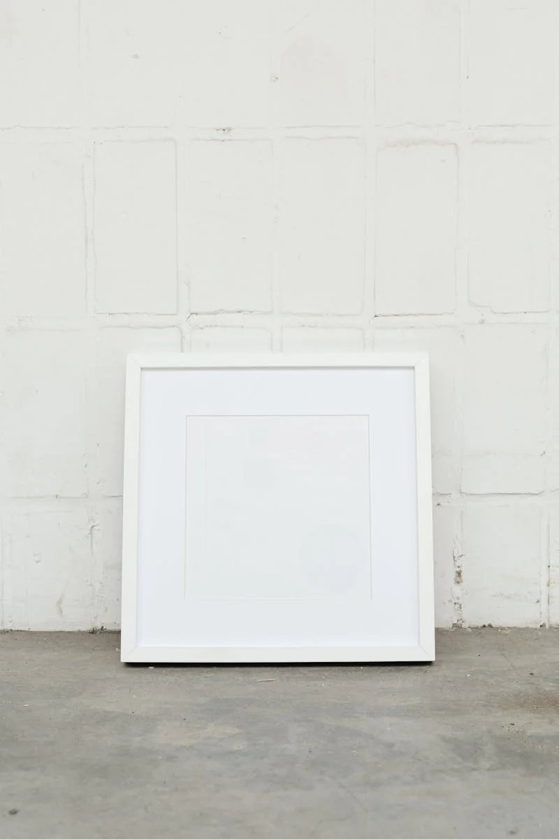 White Square Photo Frames 