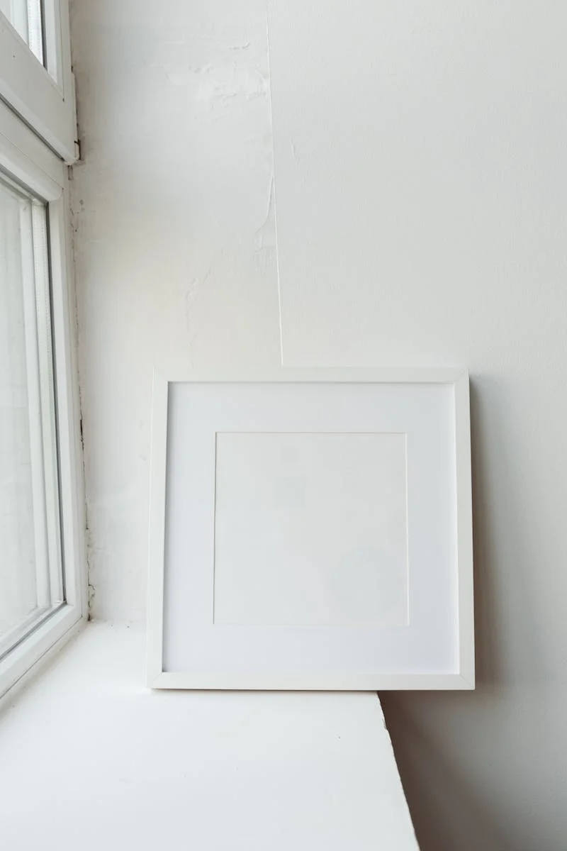White Square Photo Frames 