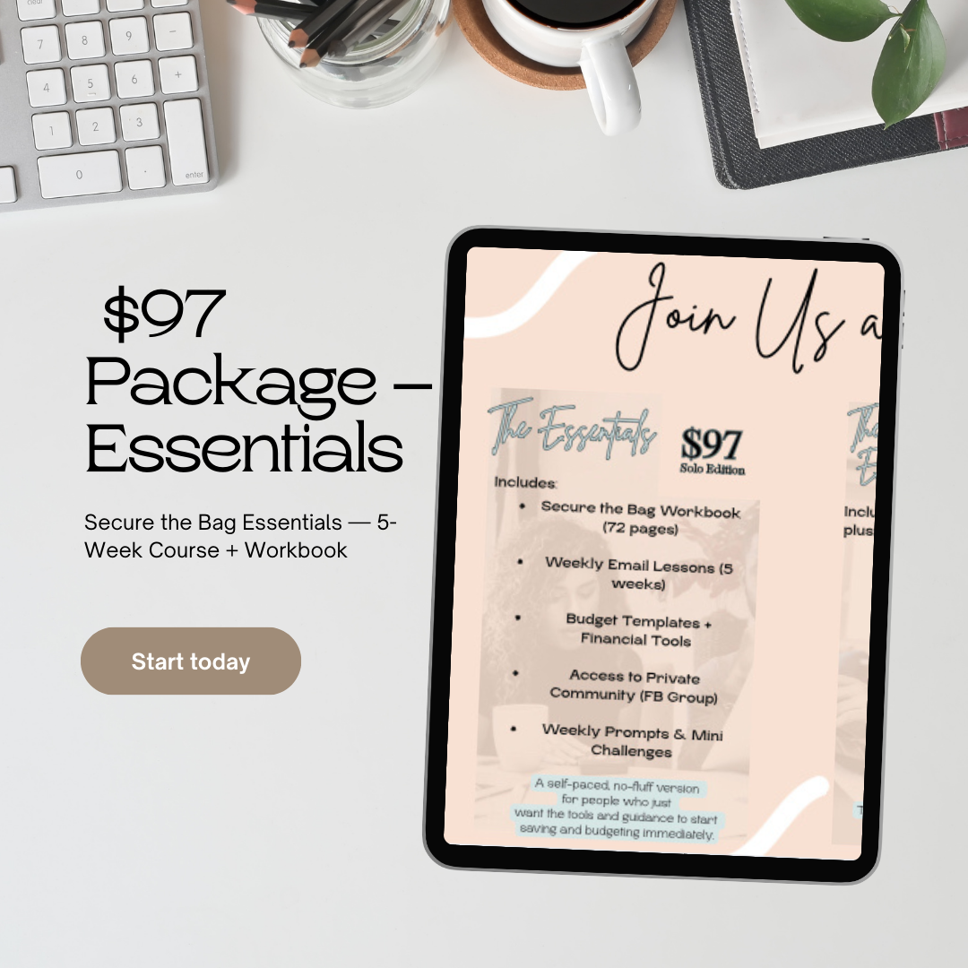 Secure the Bag — The $97 Financial Reset Course