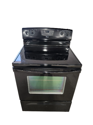 Amana Stove Black AER5844VCB  30" 