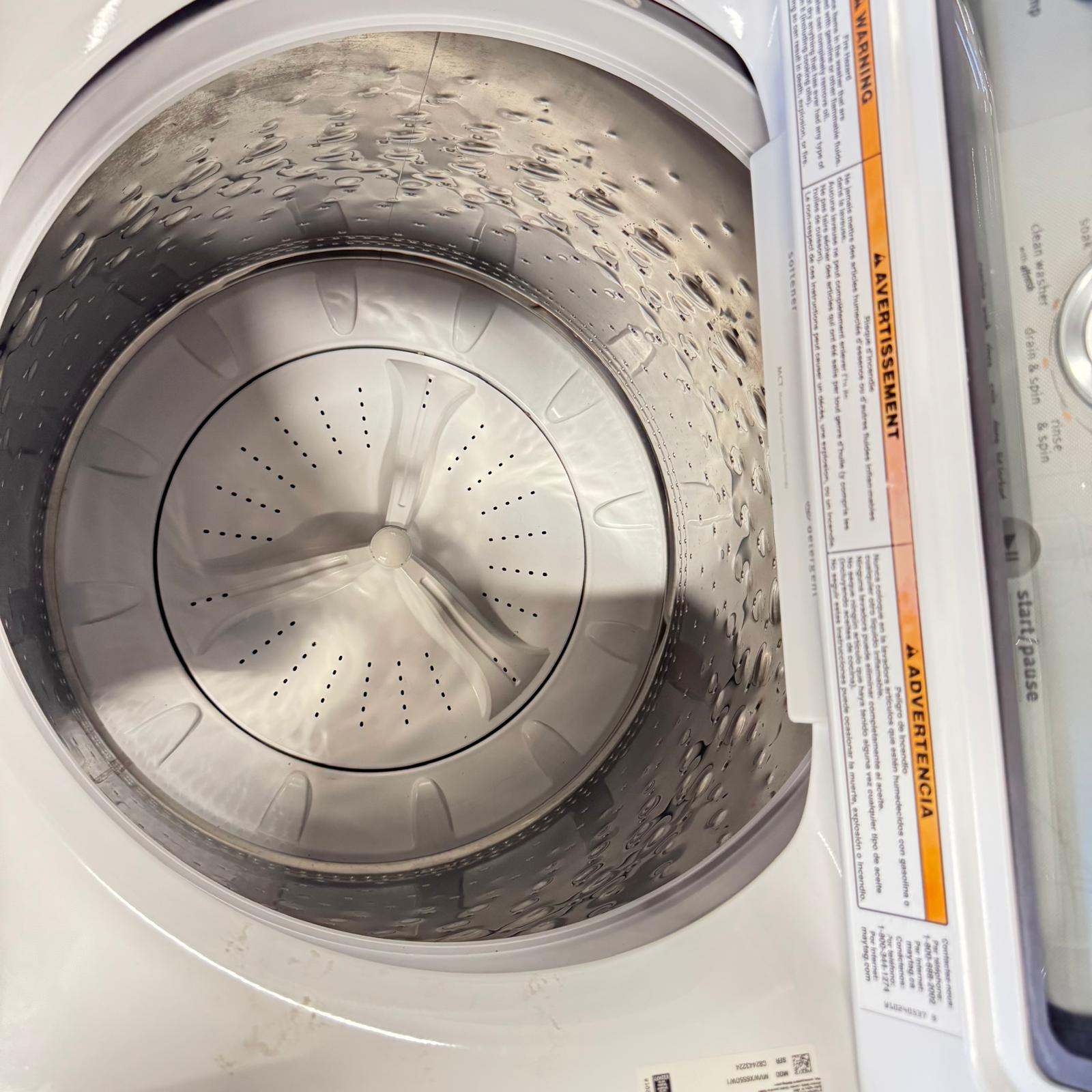 Maytag Used Washer Dryer Set MVWX655DW  YMEDX6STBW 