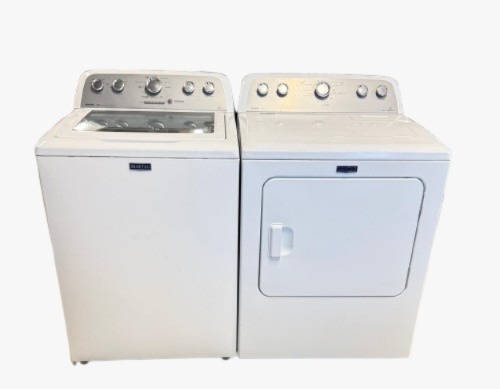 Maytag Used Washer Dryer Set MVWX655DW  YMEDX6STBW 
