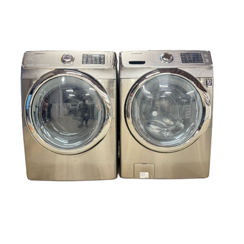 Samsung Used Washer Dryer Stackable WF42H5600AP DV45H6300EP  