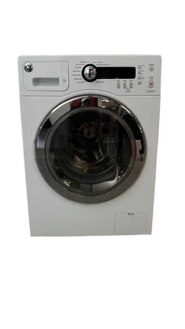 GE Used Washer Dryer Stackable WCVH4800KWW Set 24"