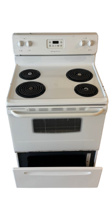 Frigidaire Used Stove white Coil CFEF312GS 30" 