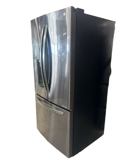 LG Used Fridge Black stainless LFXS24623D 33"