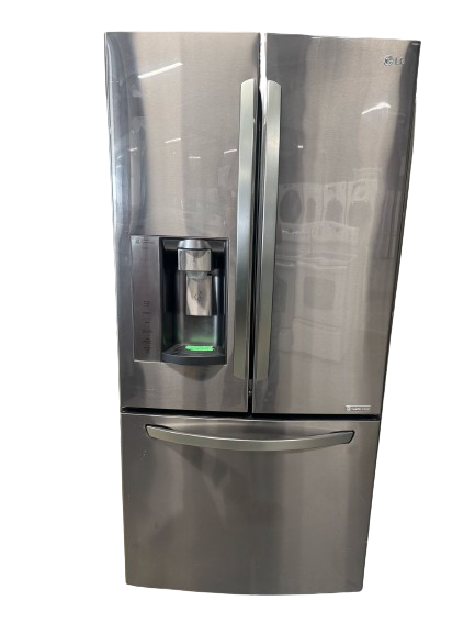LG Used Fridge Black stainless LFXS24623D 33"