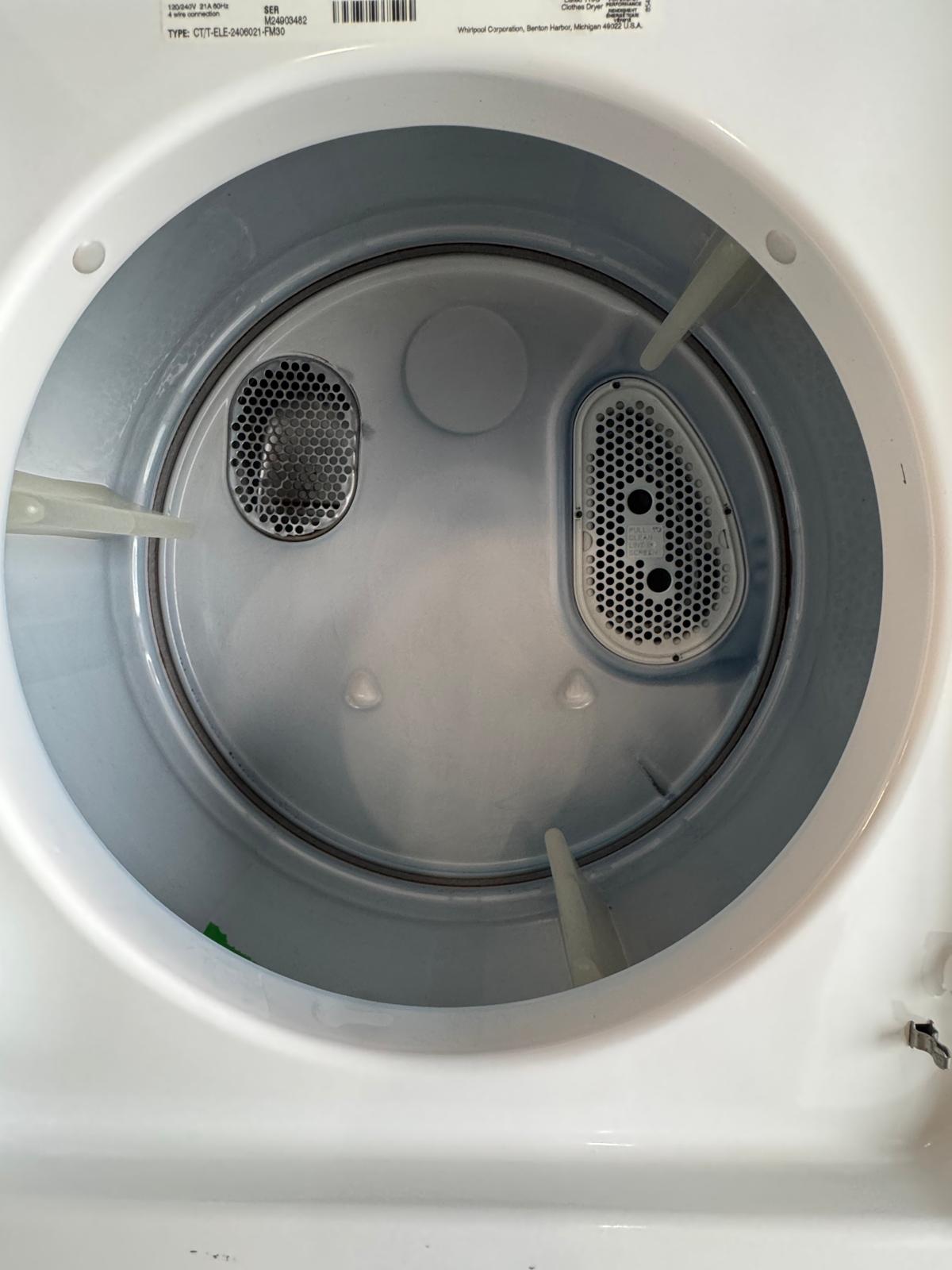 Whirlpool Used Laundry center White YLTE5243DQ 24"