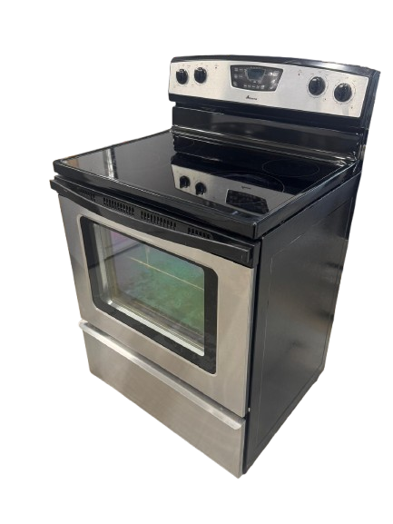 Amana Used Stove Stainless AER5844VCS 30" 