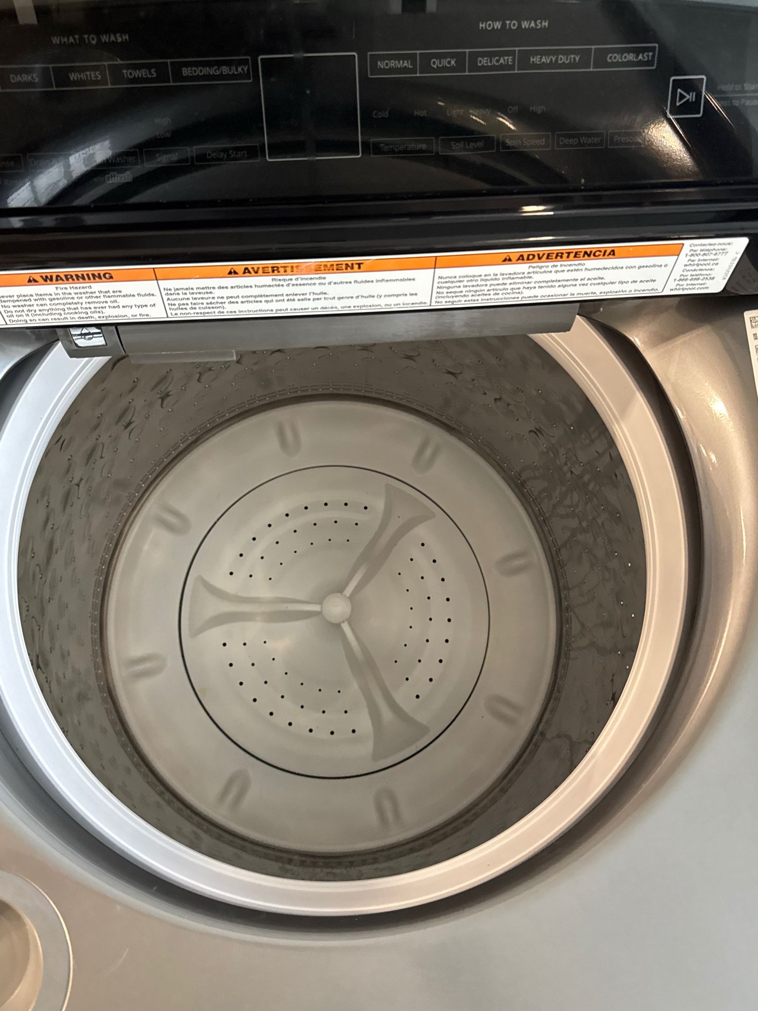 Whirlpool Used Washer WTW7500GC Top Load 27