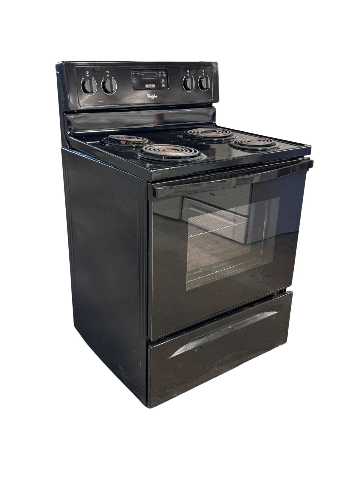 Whirlpool Used Stove Black Coil YWFC150M0AB 30" 