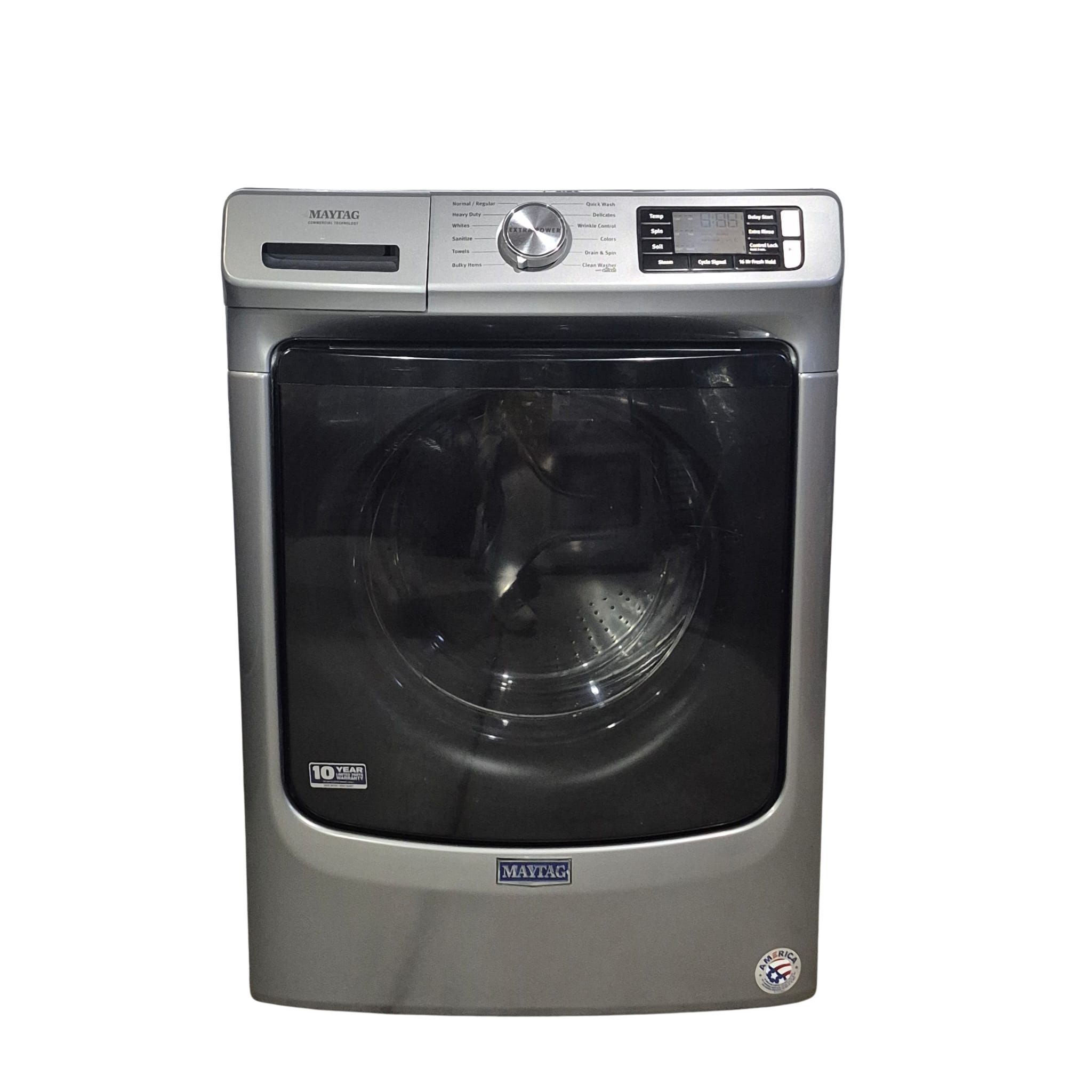 Maytag Used Washer Dryer Stackable MHW6630HC & YMED5630HC 