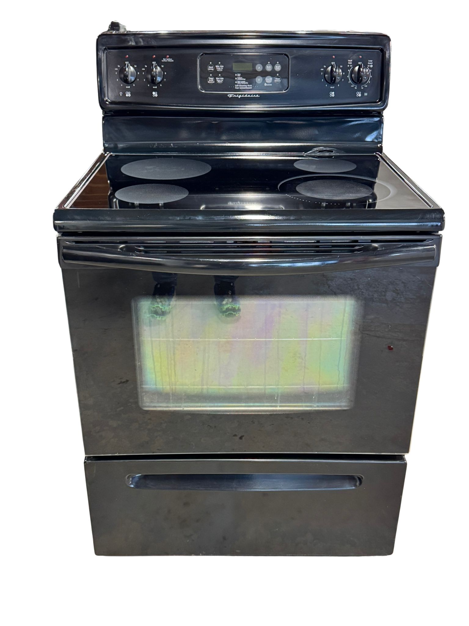 Frigidaire Black Stove Used CFEF372EB 30"