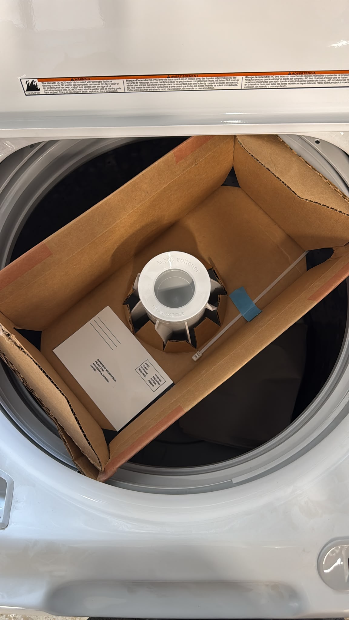 GE Washer GTW334BMRWS  New 27"