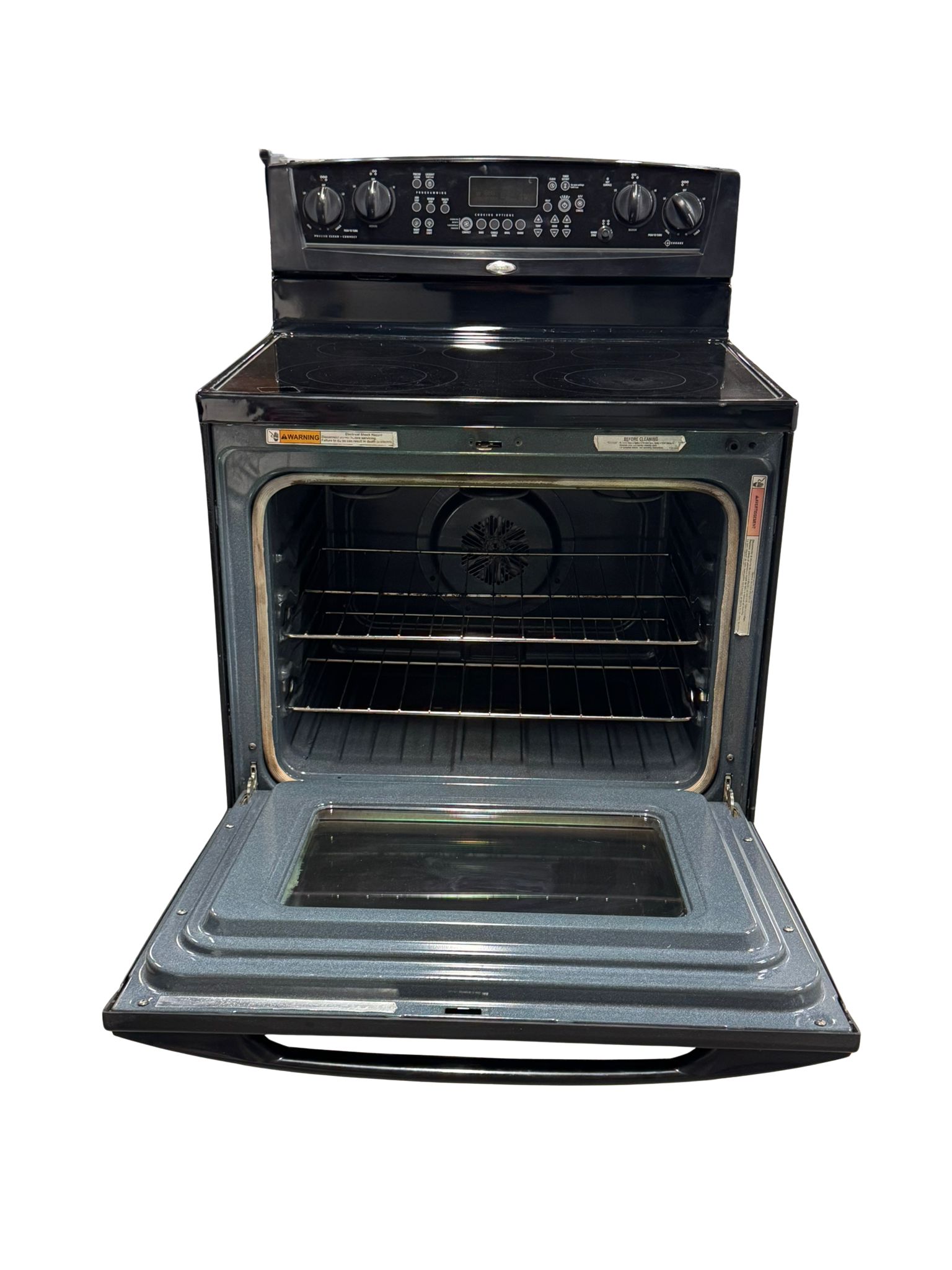 Whirlpool Used Stove Black YGFE461LVB 30" 