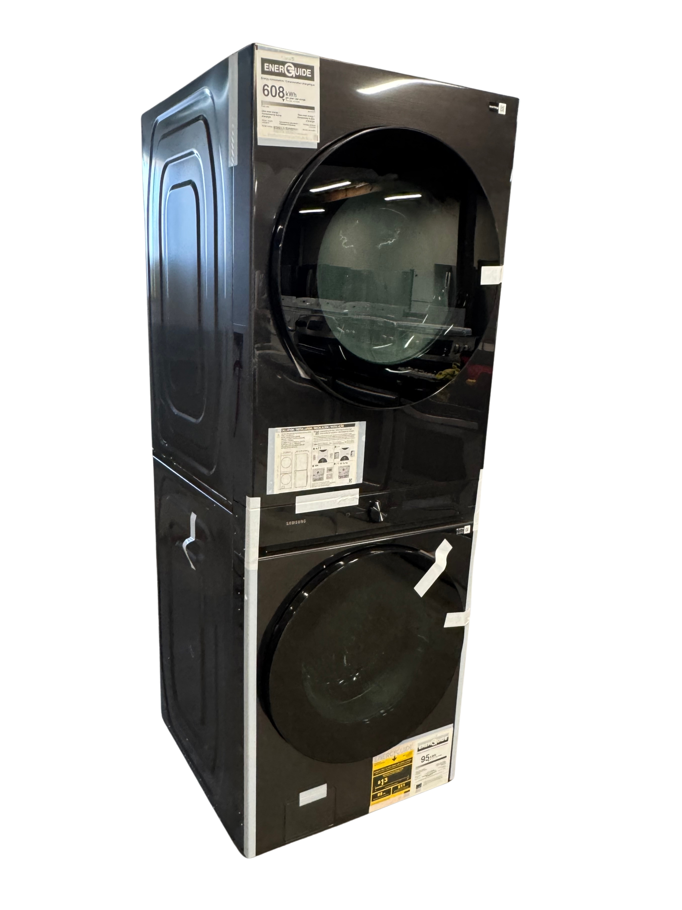Samsung Tower Washer Dryer Black stainless WH46DBH550EVAC 27"