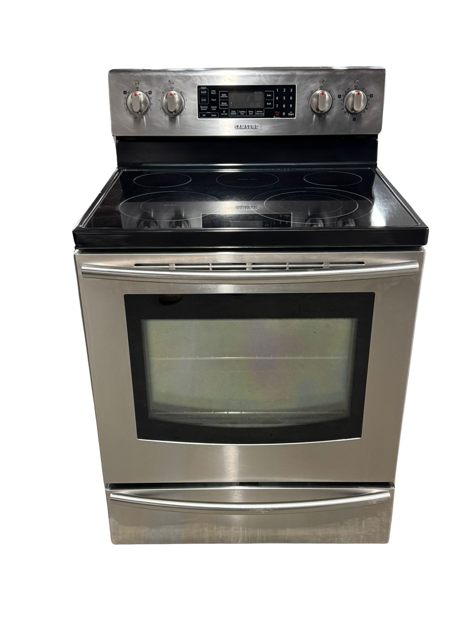 Samsung Stove Used FE R700WX 30" Stainless 
