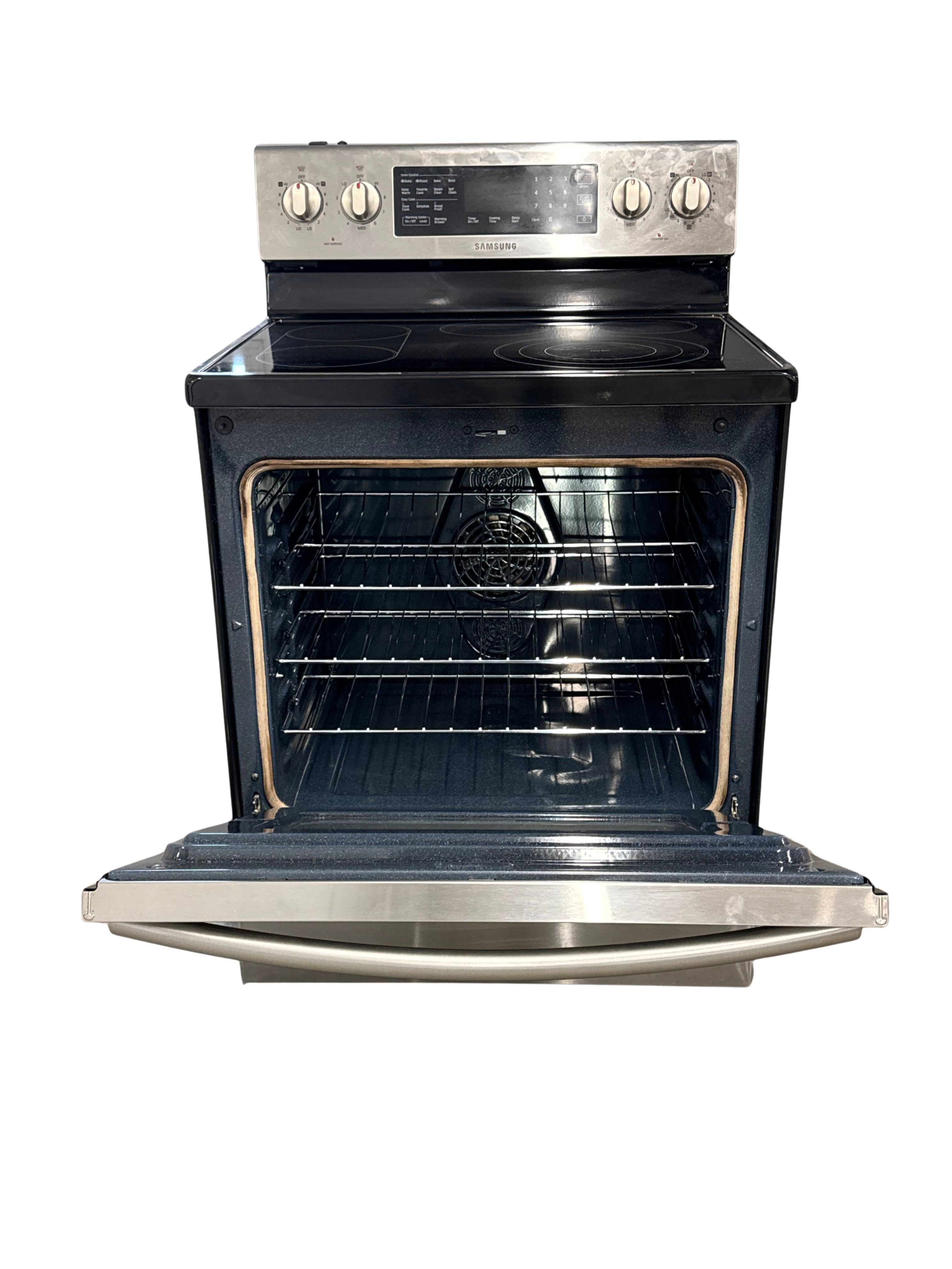 Samsung Stove Used Stainless NE59J7651WS  30" 
