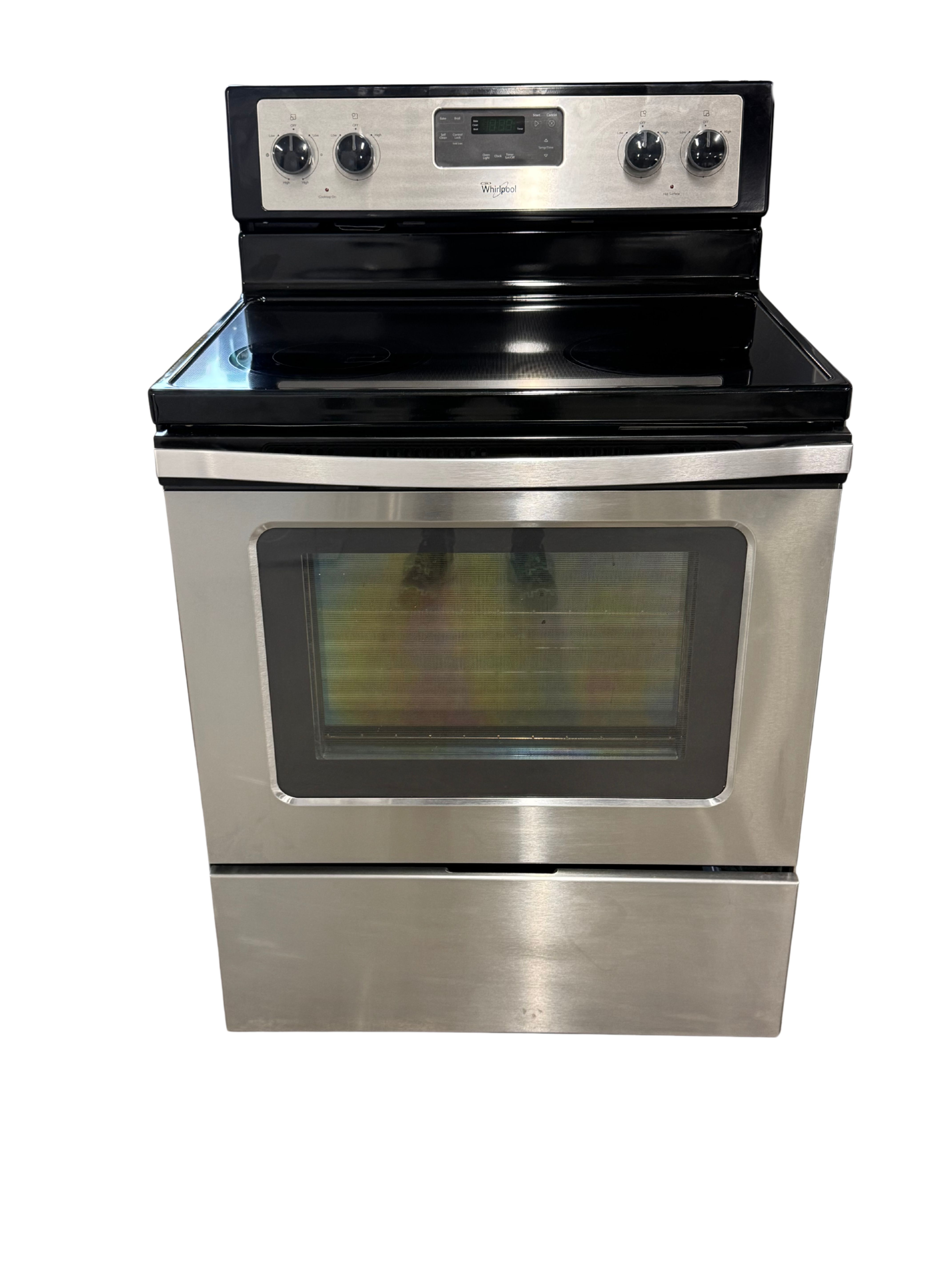 Whirlpool Used Stove  stainless YWFE510S0AS 30" 