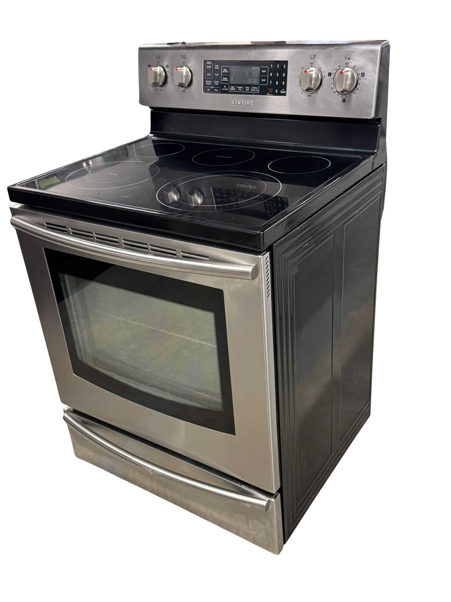 Samsung Stove Used FE R700WX 30" Stainless 