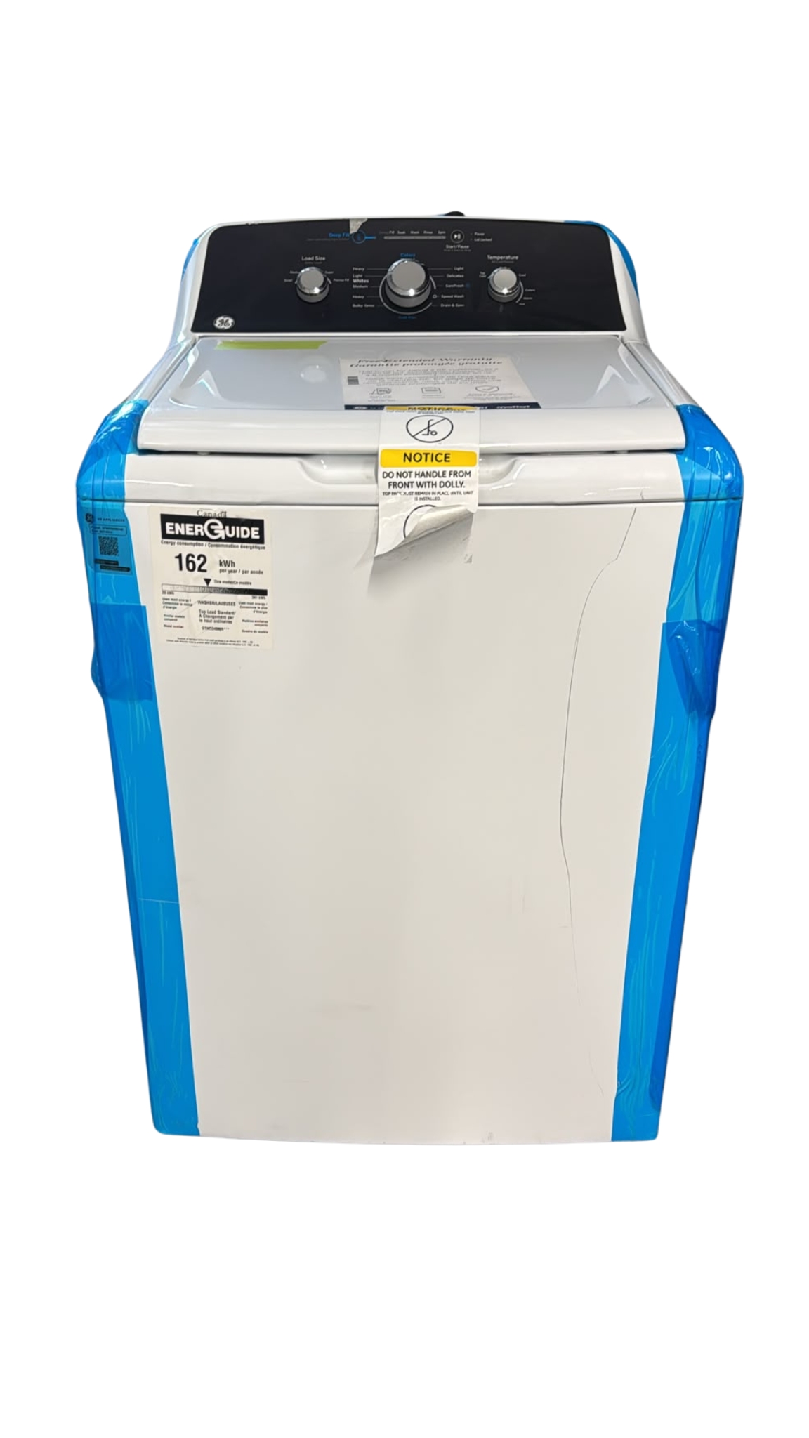 GE Washer GTW334BMRWS  New 27"