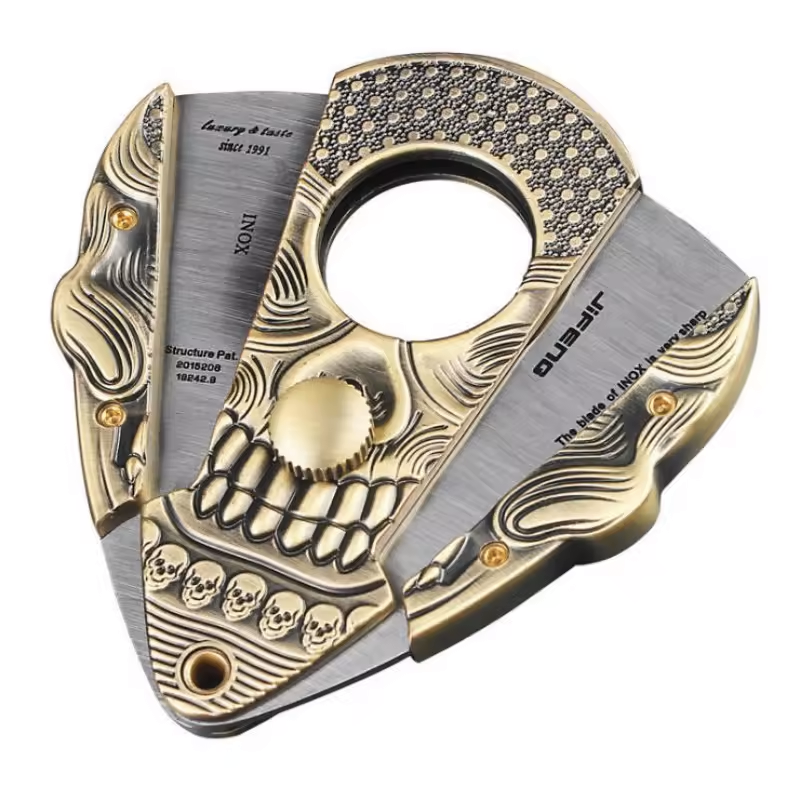 Skull metalinė cigarų giljotina