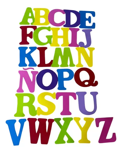 ABECEDARIO TAMAÑO 1/2 CARTA MULTICOLOR BOLSA CON 10 JUEGOS