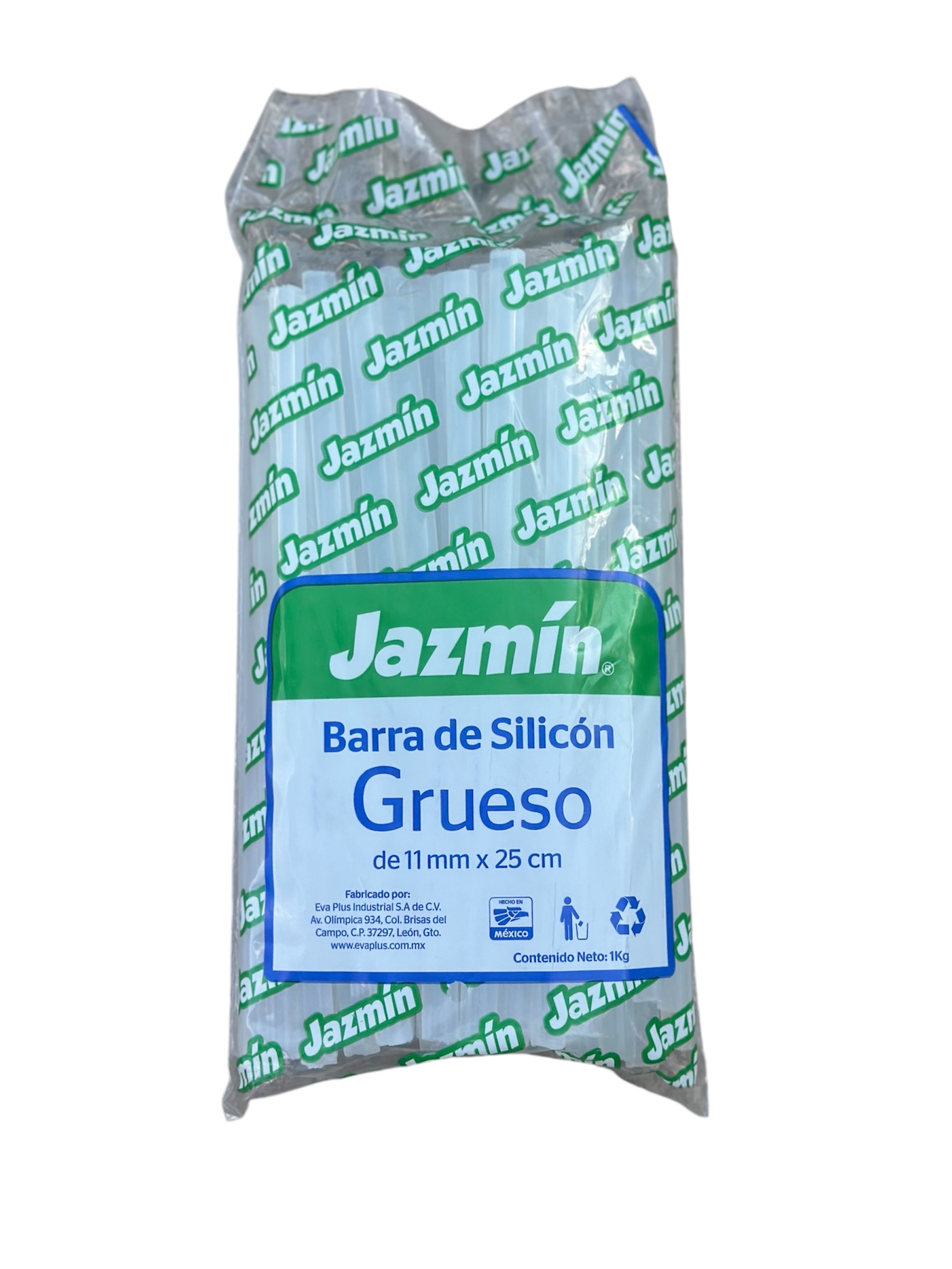 BARRAS DE SILICÓN 11MM X 25CM BOLSA DE 1KG