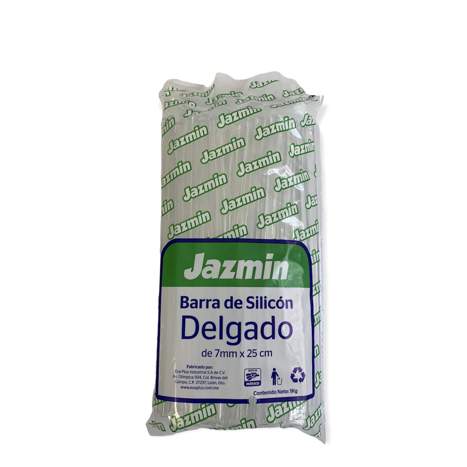 BARRAS DE SILICÓN 7MM X 25CM BOLSA DE 1KG