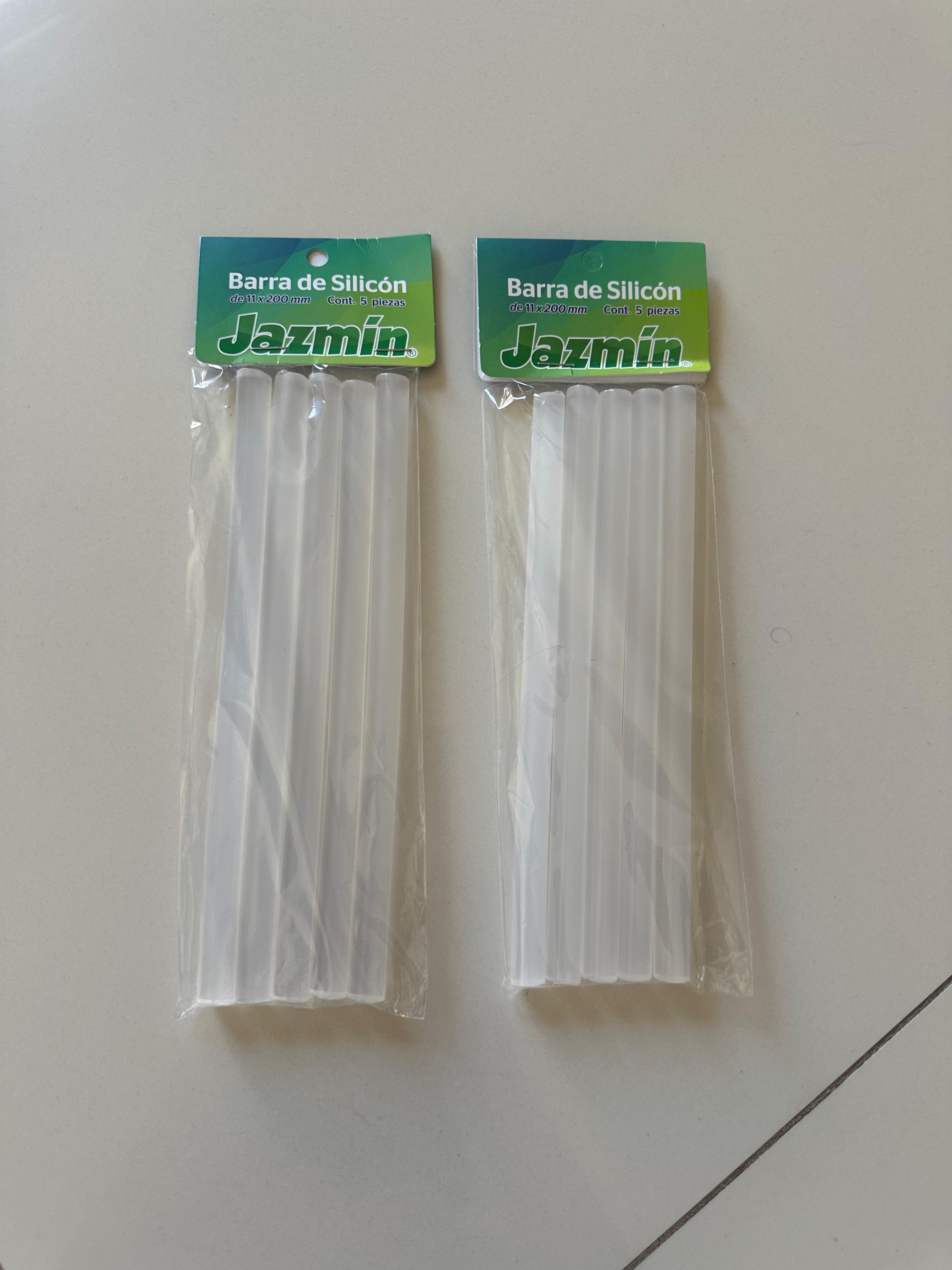 Barras silicon grueso 11mmx20cm-tres paquetes pequeños con 5 piezas