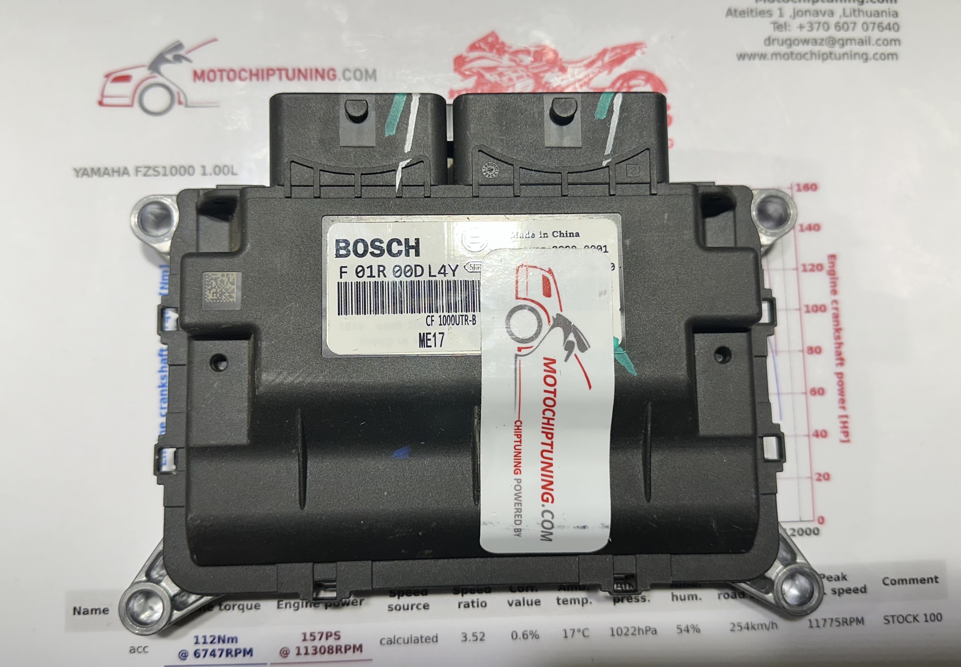 CF MOTO ZFORCE 1000 PERFORMANCE POWER ECU ME17.8.10